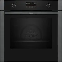 NEFF Pyrolyse Backofen N 50 B6ACP7AG3, mit Teleskopauszug nachrüstbar, Pyrolyse-Selbstreinigung, Hide® Backofentür & knusper-gesunde Air Fry-Funktion