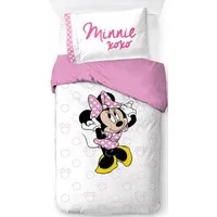 Disney Kinderbettwäsche Disney Minnie Mouse XOXO, Linon, 2 teilig, 100% Baumwolle