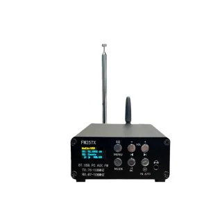 FM25TX FM Transmitter 2.5W Long Range Wireless Audio Player Bluetooth 5.3 USB Sound Card AUX Input EQ Modes MP3 WAV FLAC