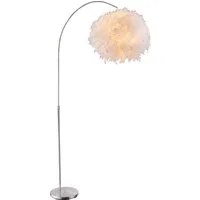 GLOBO LIGHTING Stehlampe GLOBO Lighting Stehleuchte KATUNGA LBH 96x45x196 cm silber Stehlampe