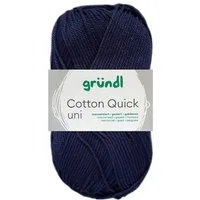 Gründl 50 Gramm Gründl Cotton Quick Uni Farbauswahl Häkelwolle