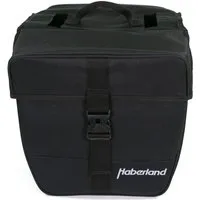 Haberland Fahrradtasche Haberland Doppeltasche 25l Einsteiger schwarz - praktische Gepäckträge