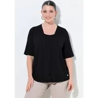 Ulla Popken T-Shirt 2-in-1-Shirt Classic Rundhals Halbarm