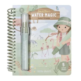 Little Dutch Aquarell-Malbuch Ranger Rosa Safari Friends
