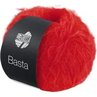 LANA GROSSA BASTA Häkelwolle, 100 m (Garn im Fake Fur Look mit Franseneffekt), 50 g