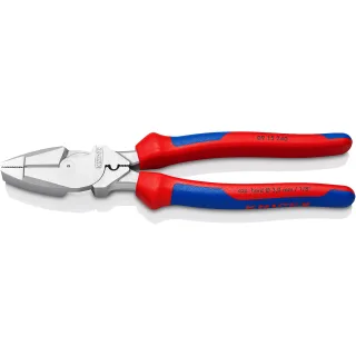KNIPEX Kraft-Kombizange Lineman's Pliers verchromt mit Kabeleinziehhilfe - 0915240