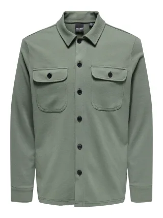 ONLY&SONS - ONSNEWKODYL OVERSHIRT SWEAT NOOS Castor Gray - Gr. - XL
