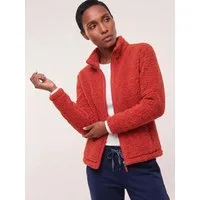 Walbusch Fleecejacke Damen Jacke aus Teddyfleece Stehkragen, pflegeleicht, wärmend