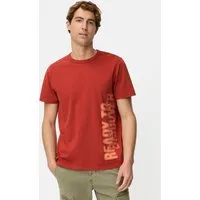 camel active Print-Shirt mit Backprint Kurzarm