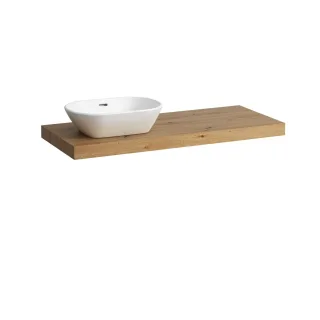 Laufen Waschtisch-Platte LANI 495x1185x65 mit Aussschnitt links H4046721122671