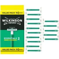 Wilkinson Einwegrasierer 1x WILKINSON Sword Extra Essential 2 Einwegrasierer Sensitive 15tlg., 15-tlg.
