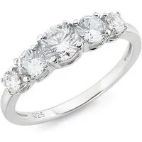 Firetti Fingerring Schmuck Geschenk Silber 925 Silberring Verlobungsring, mit Zirkonia (synth)