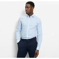 OLYMP Langarmhemd No 6 six gestreift, Businesshemd, super slim fit, Royal Kentkragen