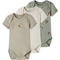 Name It Kurzarmbody NBMBODY 3P SS FOX NOOS (Packung, 3-tlg)