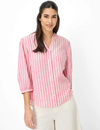 Brax Damen Bluse Style VIOLET raspberry sorbet, Rosa, Gr. 36