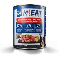 NutriQM Nassfutter M!EAT Rind und Kartoffel, Nassfutter für: Hund