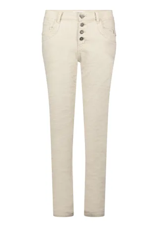 CARTOON - Boyfriend-Jeans beige - Gr. - 40