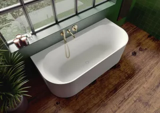 Riho Vorwand-Badewanne Valor Back to Wall 180x80, B131001105 B131001105
