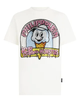 Round Neck T-Shirt Ice Cream Monsters