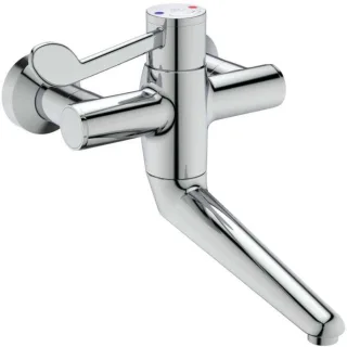 Ideal Standard CeraPlus 2 Wand-Waschtisch-Thermostat A6703AA nicht absperrbar, DN 15, Ausladung 306 mm, chrom
