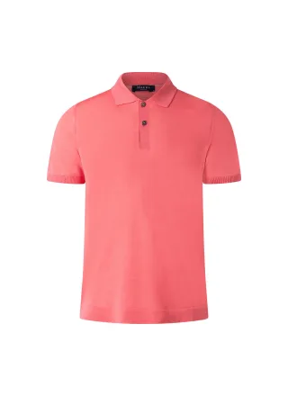 MAERZ Muenchen - Poloshirt, Knopf 1/2 Arm shiny flamingo
