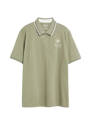 s.Oliver - Polo-Shirt olive - Gr. - 5XL