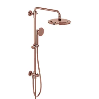 VitrA Origin Classic Duschsystem mit Kopf- und Handbrause Wandmontage Kupfer Soft,A4579329 A4579329