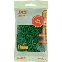 Hama Perlen Bügelperlen Hama Beutel mit 1000 Bio Midi-Bügelperlen