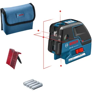 Bosch Kombilaser GCL 25, mit Schutztasche schwarz/blau - 0601066B00