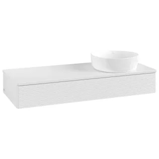 Villeroy & Boch Antao Waschtischunterschrank 1200x190x500mm L12150GF mit Beleuchtung mit Struktur FK/AP: GF/0