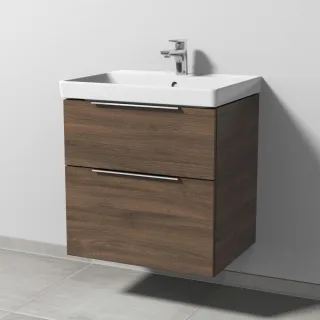 Sanipa 3way Waschtischunterbau zu Villeroy & Boch Avento Waschtisch mit 2 Auszügen, Eiche-Arizona UM62180