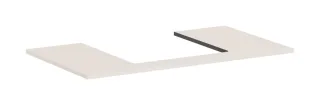 Hansgrohe Konsole Xilesa E 980x550mm m.Ausschnitt mittig Aufsatzwasch.ge Sandbeige matt, 54270780 54270780