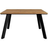 OTTO home Esstisch Genf, extra viel Beinfreiheit, natürliches Eichedekor, pflegeleichter Küchentisch, Breite 140 cm, Evoke Eichenachbildung