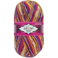 Ilkadim 100 Gramm Alize Sockenwolle Superwash Comfort Color 4fädig Häkelwolle