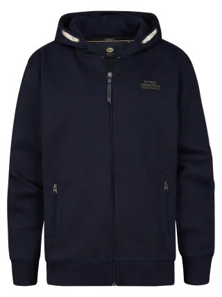 Petrol Industries - Boys Sweater Hooded Zip navy blue - Gr. - 140