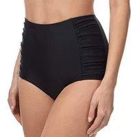 Badekönig Highwaist-Bikini-Hose Schwarz