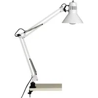 Brilliant Tischleuchte HOBBY, ohne Leuchtmittel, 70cm Höhe, E27 max. 40W, schwenkbar, Metall, Druckschalter