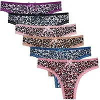 Rungassi Tanga 6er Set Tanga String Tangaslip einfarbig 808 L