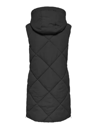ONLY - ONLMAGGI HOOD WAISTCOAT CC OTW Black - Gr. - L