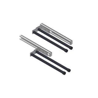 Giese GmbH 91115-14 doppelt, Länge 300 mm, schwarz matt