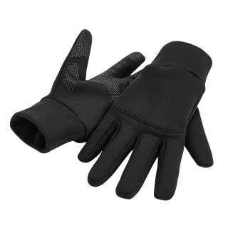 Beechfield Unisex Softshell-Handschuhe für Erwachsene (Schwarz)