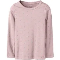 Name It Langarmshirt NMFLONA LS XSL TOP Baumwollmischung, slim fit