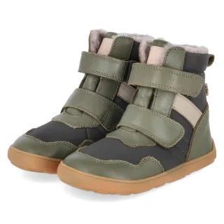 Bisgaard Winterboots BAREFOOT TIMO TEX  Grün - Gr. 26 -  Textil