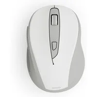 Hama Funkmaus WM-400 ergonomisch optisch 6 Tasten leise Maus (Funk, Ergonomisch, flüsterleise, 6 Tasten, DPI-Schalter, USB-Empfänger)