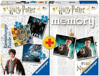 Ravensburger Puzzle 05054 Harry Potter: Puzzle + Memory [49+25+36 Teile]