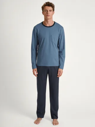 CALIDA - HERREN Pyjama coronet blue - Gr. - L