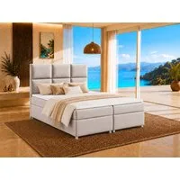 Best for Home Boxspringbett Boxspringbett Trinity K-13 mit Stauraum & 7-Zonen Komfort – modern (Bonell-Matratze, gepolstertes Kopfteil, Doppelbett versch. Größen, 140x200 160x200 180x200 200x200 cm), Handwerksqualität, TOP Preis-Leistungs-Verhältnis