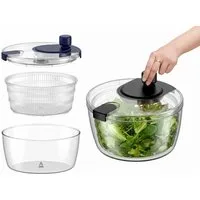 Faizee Home Gemüse-Scheibenschneider Faizee Home, Salatschleuder FreshFlow – Manuelle Gemüse
