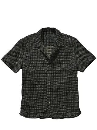 Mey & Edlich Herren Porto-Nocturno-Hemd Schwarz 90 % Baumwolle, 10 % Polyamid