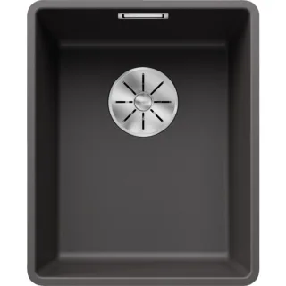 Blanco Subline 320-f Spüle 523417 34,7x42,7cm, PuraDur felsgrau, für Unterbau